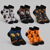Boy‘s Halloween Patterned Ankle Socks Casual Socks YIGD66583 – 10 Pairs