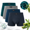 Men's loose elastic waistband soft breathable boxer shorts FM603, 4 pieces per pack