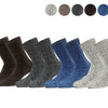 Pánské vlněné měkké teplé ekologické prodyšné termo ponožky LY306 4 páry