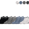 Men's bamboo SMILE everyday elastic ankle socks MX5231 6 pairs