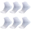 Women's bamboo ankle socks xw2601 6 pairs