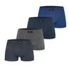 Men's bamboo soft flexible breathable boxers HONEYCOMB M6765 4pcs in a pack