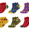 Women's ankle socks FRUIT CW413 6 pairs