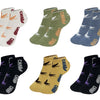 Women's ankle socks LEAVES CW386 6 pairs