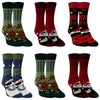 Men's Christmas thermal socks SDM702 6 pairs