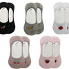 Women's invisible socks FRUITS ZU03 5 pairs