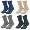 Women's Cotton Warm Soft-Cuff Mid-Calf Diabetic Socks BTTW-774 - 4 Pairs