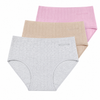 FANNIFEN CZ8030 Women’s High Waist Cotton Briefs - 3 pcs in a pack