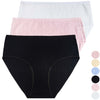 Women's classic cotton panties CZ8074 3pcs