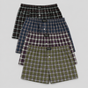 Pánské bavlněné kostkované boxerky PESAIL HF021B, balení 4 ks