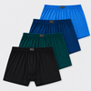 Pánské bavlněné boxerky 4XL–7XL s pruhy PE-340 – 4 kusy v balení