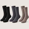 Men's Cable Knit Thermal Wool Socks TFB5200-3 Pairs