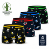 Pánské bambusové boxerky M6794AL 4 ks v balení