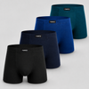 Men's Loose Fit Boxer Shorts with Fly FM602/M010– 4 Pack
