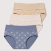 FANNIFEN Women’s High-Waisted Cotton Briefs with Print RM0048 - 3pcs per pack