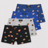 FANNIFEN Men’s Viscose Boxer Briefs with Sushi Print M6833 - 4 pcs in a pack