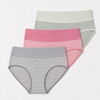 FANNIFEN Women’s Cotton Lace Briefs CZ8035 – 3 pcs in a Pack